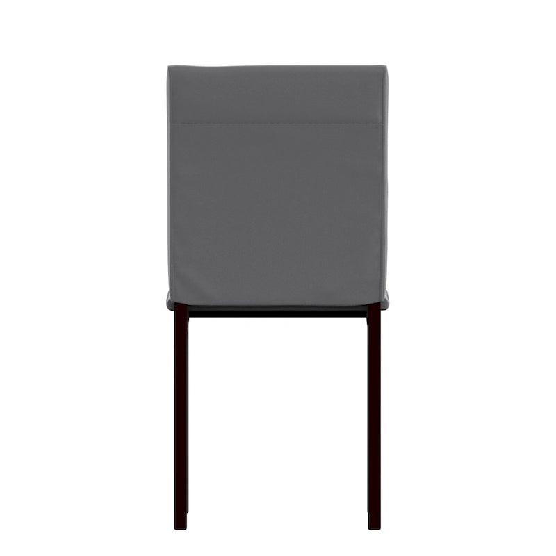 Chaises de salle à manger Darcy Espresso en métal rembourré (lot de 2) par iNSPIRE Q Bold