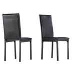 Chaises de salle à manger Darcy Espresso en métal rembourré (lot de 2) par iNSPIRE Q Bold