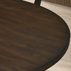 Ensemble de salle à manger en bois à dossier croisé 5 pièces Roundhill Furniture Windvale
