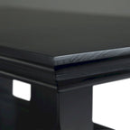 Table d'appoint étroite de style transitionnel en bois massif WYNDENHALL Normandy, 35,5 cm de large