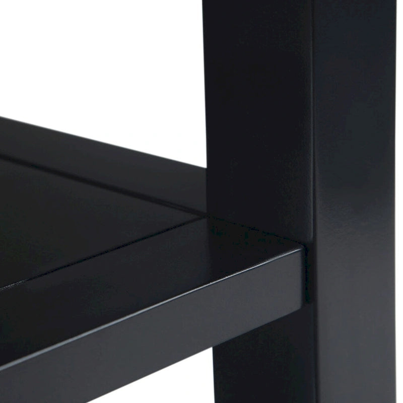 Table d'appoint étroite de style transitionnel en bois massif WYNDENHALL Normandy, 35,5 cm de large