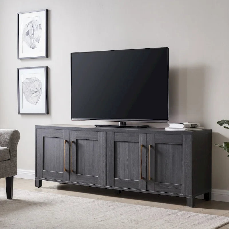 Meuble TV rectangulaire Chabot pour téléviseurs jusqu'à 75 pouces