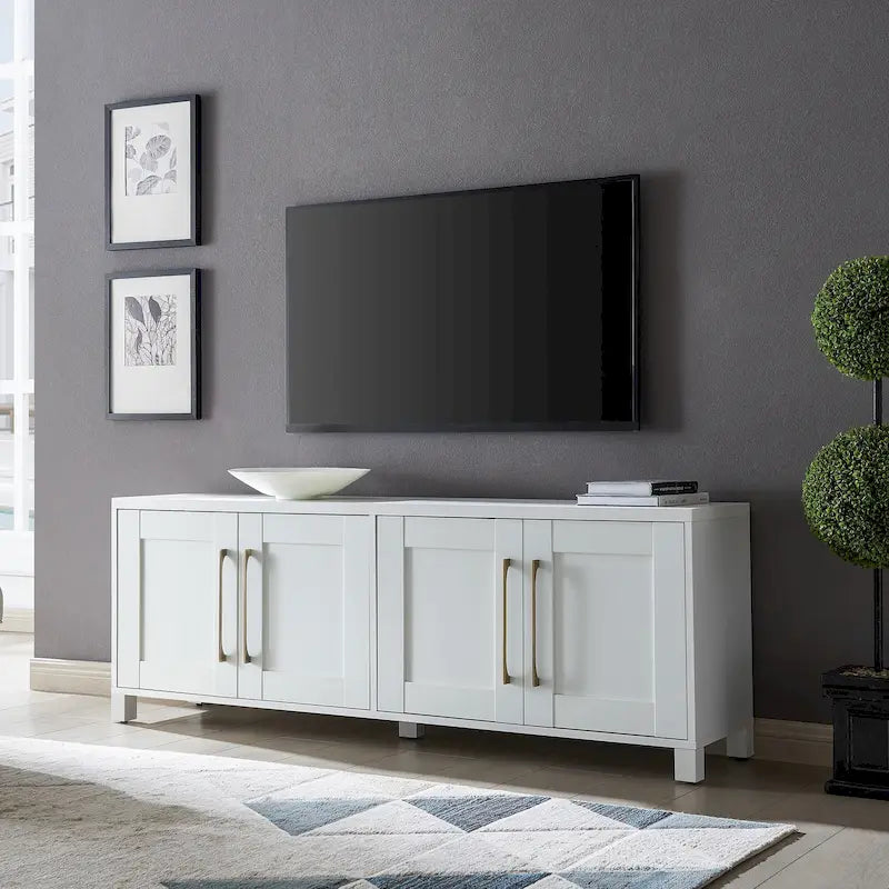 Meuble TV rectangulaire Chabot pour téléviseurs jusqu'à 75 pouces