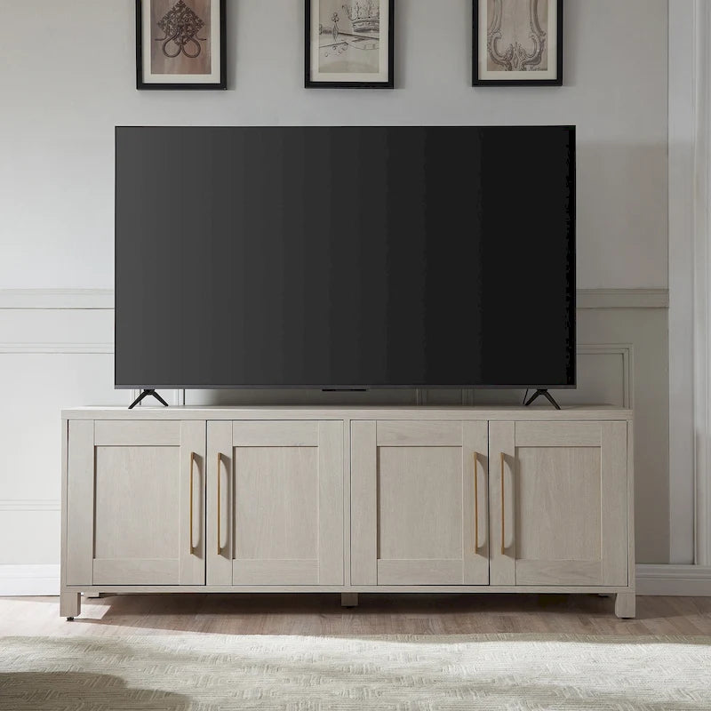 Meuble TV rectangulaire Chabot pour téléviseurs jusqu'à 75 pouces