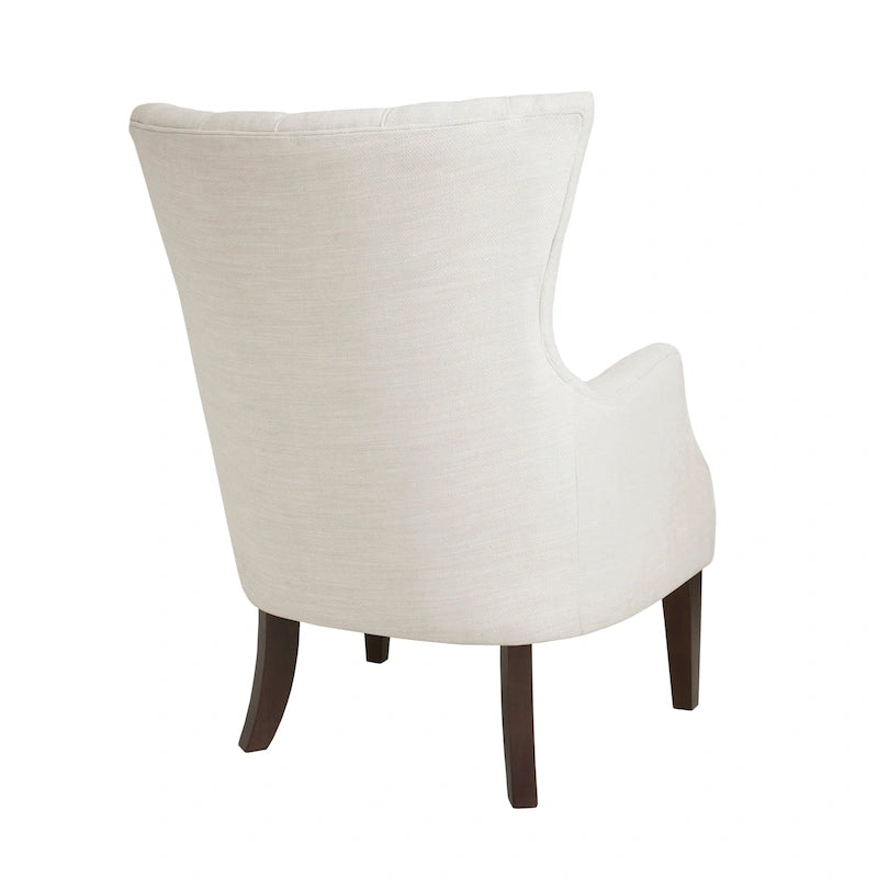 Fauteuil à oreilles capitonné Madison Park Isa