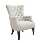 Fauteuil à oreilles capitonné Madison Park Isa