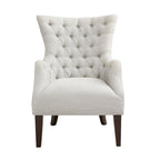Fauteuil à oreilles capitonné Madison Park Isa