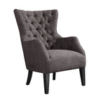 Fauteuil à oreilles capitonné Madison Park Isa