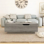 Table basse Uver Rustic 47 pouces à plateau relevable et une étagère, par Furniture of America