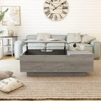 Table basse Uver Rustic 47 pouces à plateau relevable et une étagère, par Furniture of America