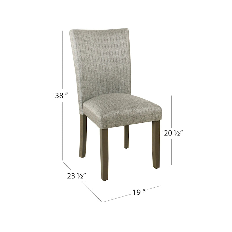 Chaise de salle à manger HomePop Classic Parsons - Lot de 2