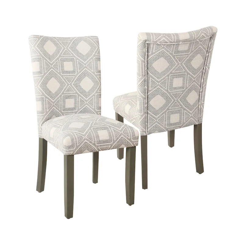 Chaise de salle à manger HomePop Classic Parsons - Lot de 2