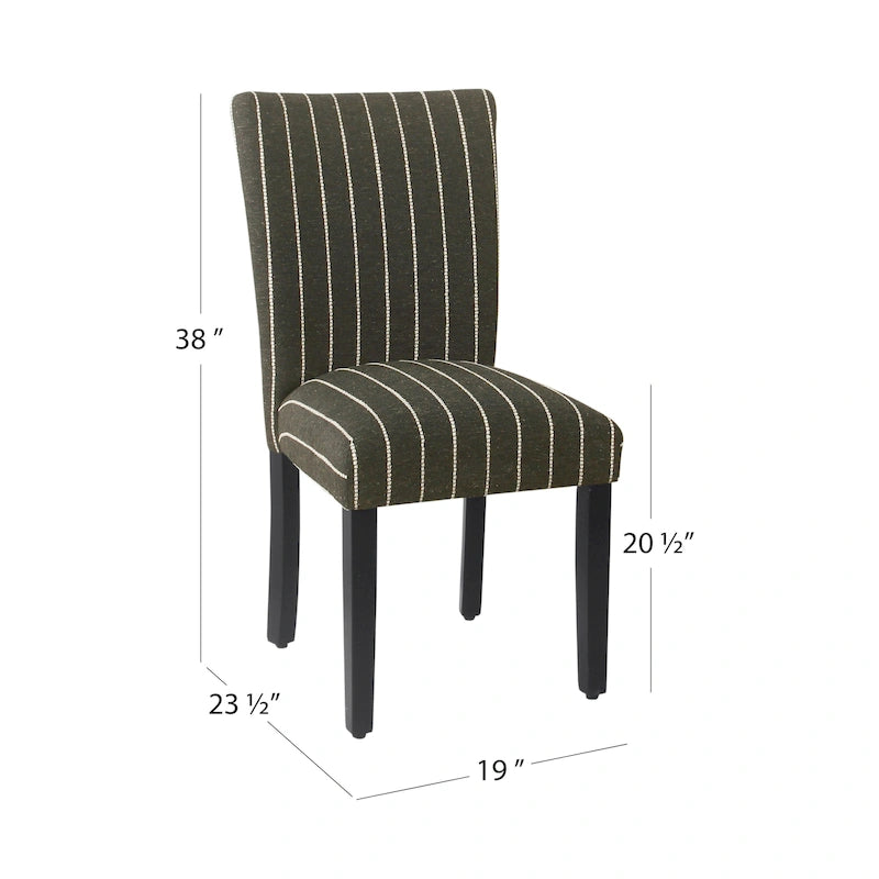 Chaise de salle à manger HomePop Classic Parsons - Lot de 2