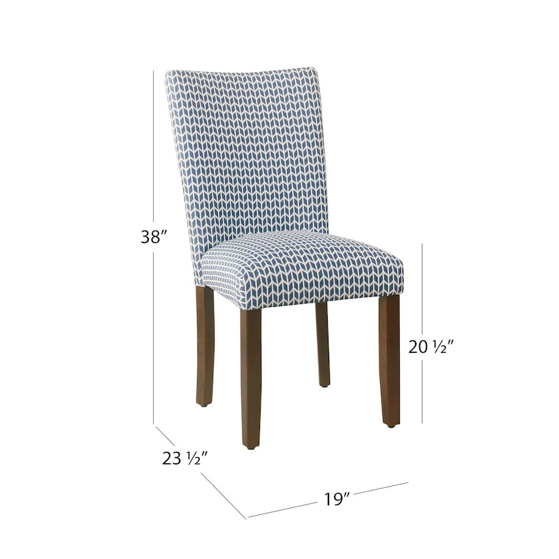 Chaise de salle à manger HomePop Classic Parsons - Lot de 2