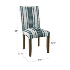 Chaise de salle à manger HomePop Classic Parsons - Lot de 2