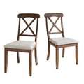 Chaises de salle à manger en bois style ferme CraftPorch (lot de 2) - Non disponible
