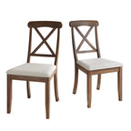 Chaises de salle à manger en bois style ferme CraftPorch (lot de 2) - Non disponible