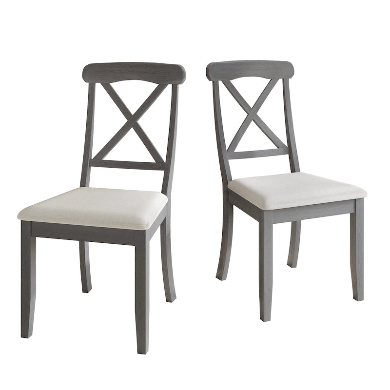 Chaises de salle à manger en bois style ferme CraftPorch (lot de 2) - Non disponible