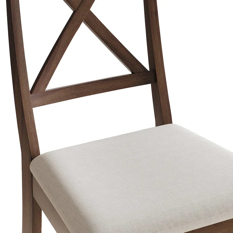 Chaises de salle à manger en bois style ferme CraftPorch (lot de 2) - Non disponible