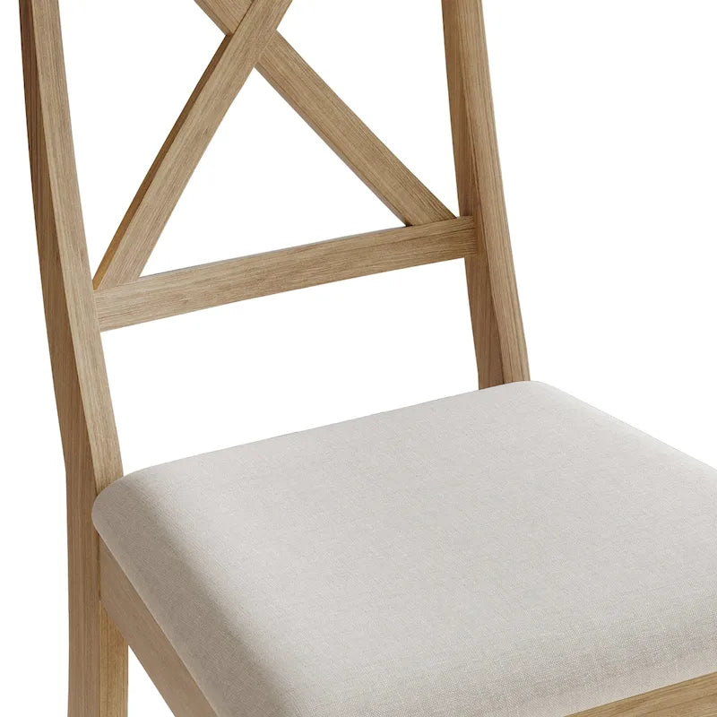 Chaises de salle à manger en bois style ferme CraftPorch (lot de 2) - Non disponible