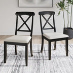 Chaises de salle à manger en bois style ferme CraftPorch (lot de 2) - Non disponible