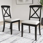 Chaises de salle à manger en bois style ferme CraftPorch (lot de 2) - Non disponible