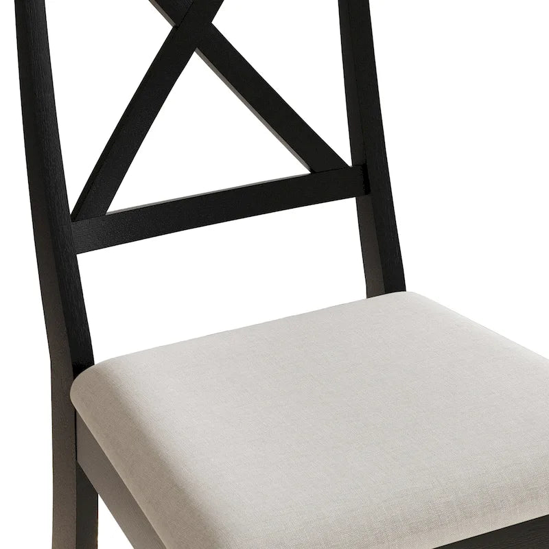 Chaises de salle à manger en bois style ferme CraftPorch (lot de 2) - Non disponible