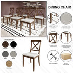 Chaises de salle à manger en bois style ferme CraftPorch (lot de 2) - Non disponible