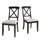 Chaises de salle à manger en bois style ferme CraftPorch (lot de 2) - Non disponible