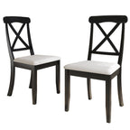 Chaises de salle à manger en bois style ferme CraftPorch (lot de 2) - Non disponible