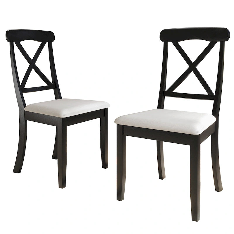 Chaises de salle à manger en bois style ferme CraftPorch (lot de 2) - Non disponible