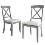 Chaises de salle à manger en bois style ferme CraftPorch (lot de 2) - Non disponible