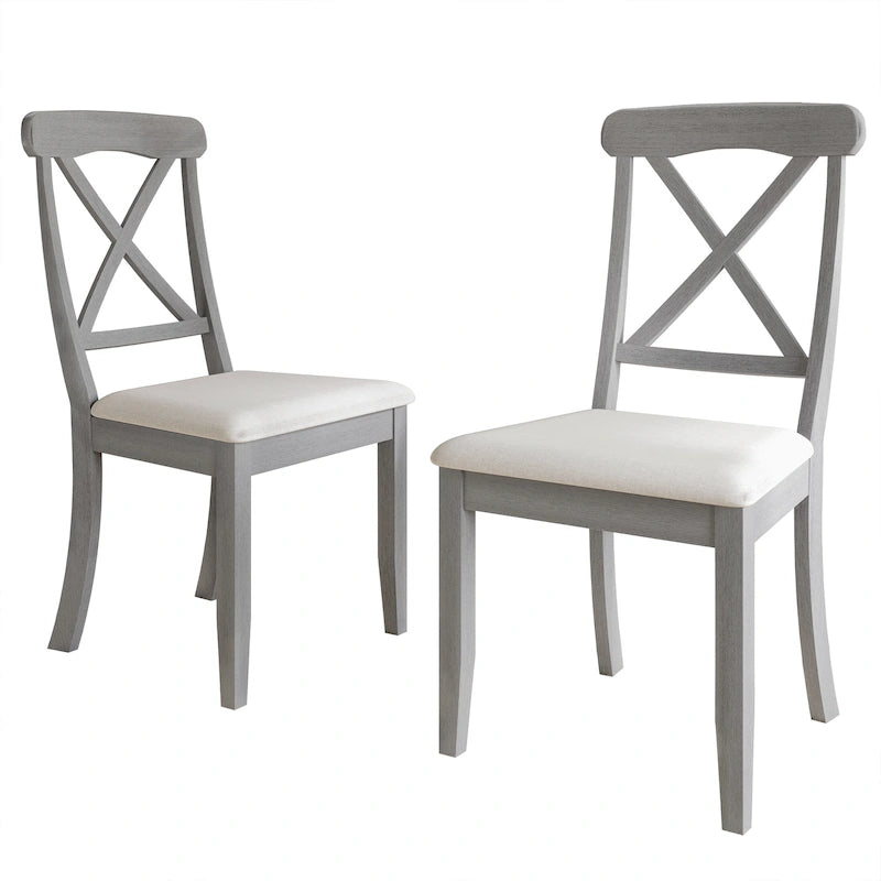 Chaises de salle à manger en bois style ferme CraftPorch (lot de 2) - Non disponible