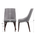 Chaises de salle à manger Sasha style milieu du siècle (lot de 2) par iNSPIRE Q Modern