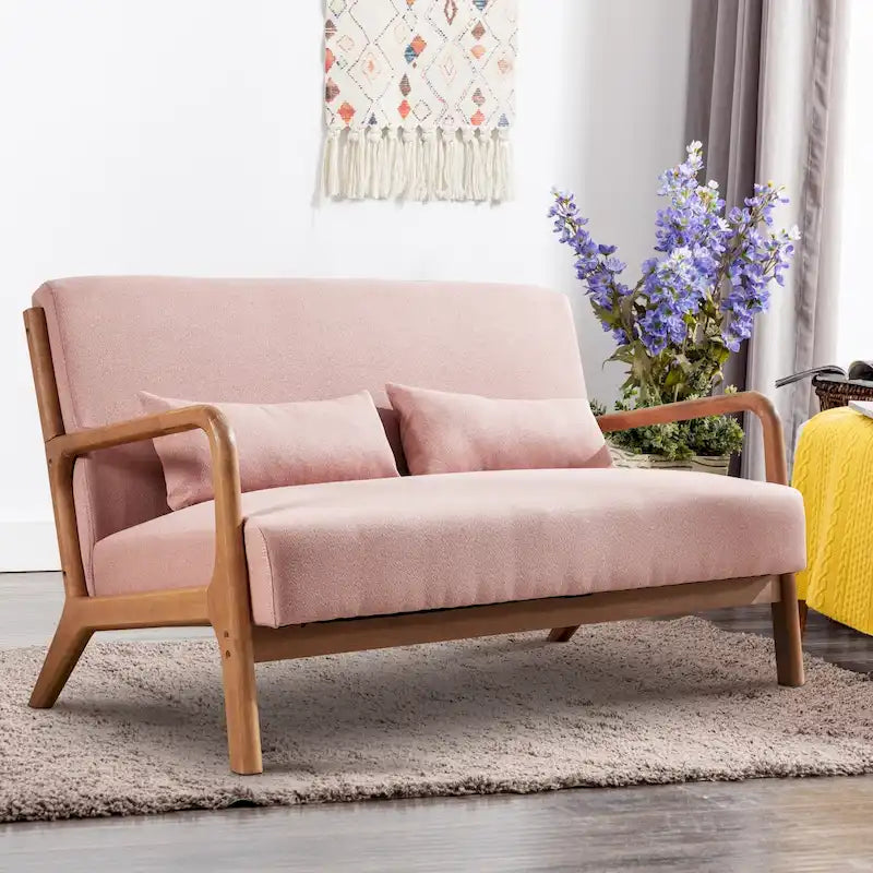 Fauteuil d'appoint moderne Aston en bois massif pour salon