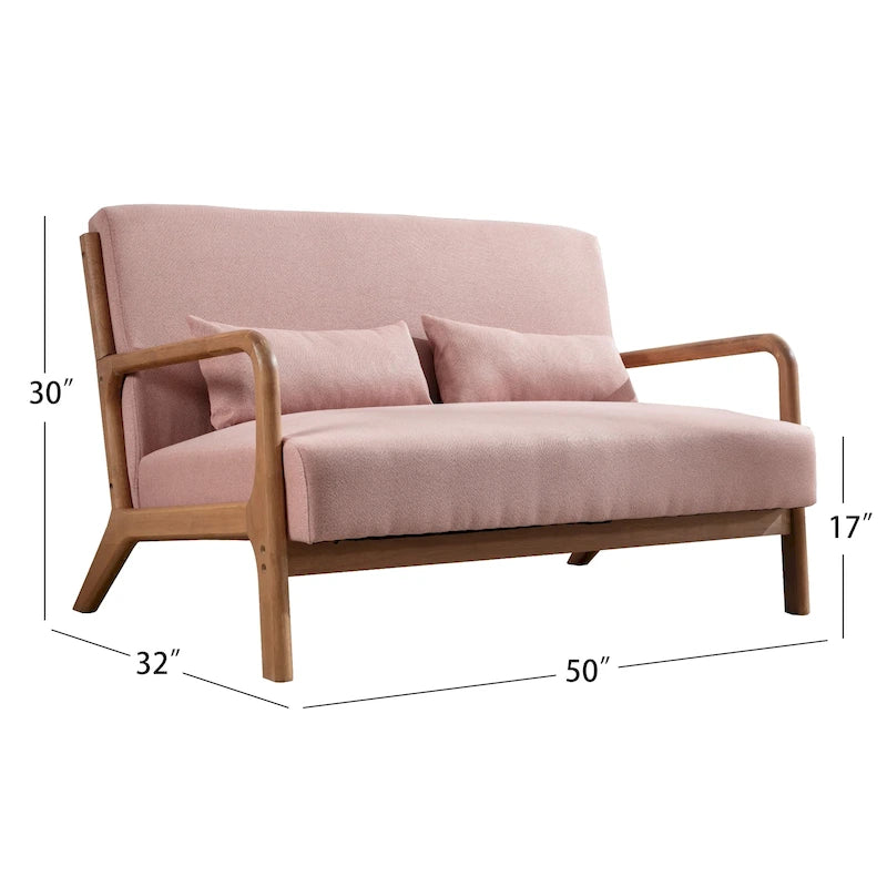 Fauteuil d'appoint moderne Aston en bois massif pour salon