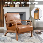 Fauteuil d'appoint moderne Aston en bois massif pour salon