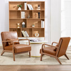 Fauteuil d'appoint moderne Aston en bois massif pour salon