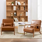 Fauteuil d'appoint moderne Aston en bois massif pour salon