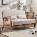 Fauteuil d'appoint moderne Aston en bois massif pour salon