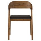 Chaise de salle à manger en bois Rasmus style milieu du siècle