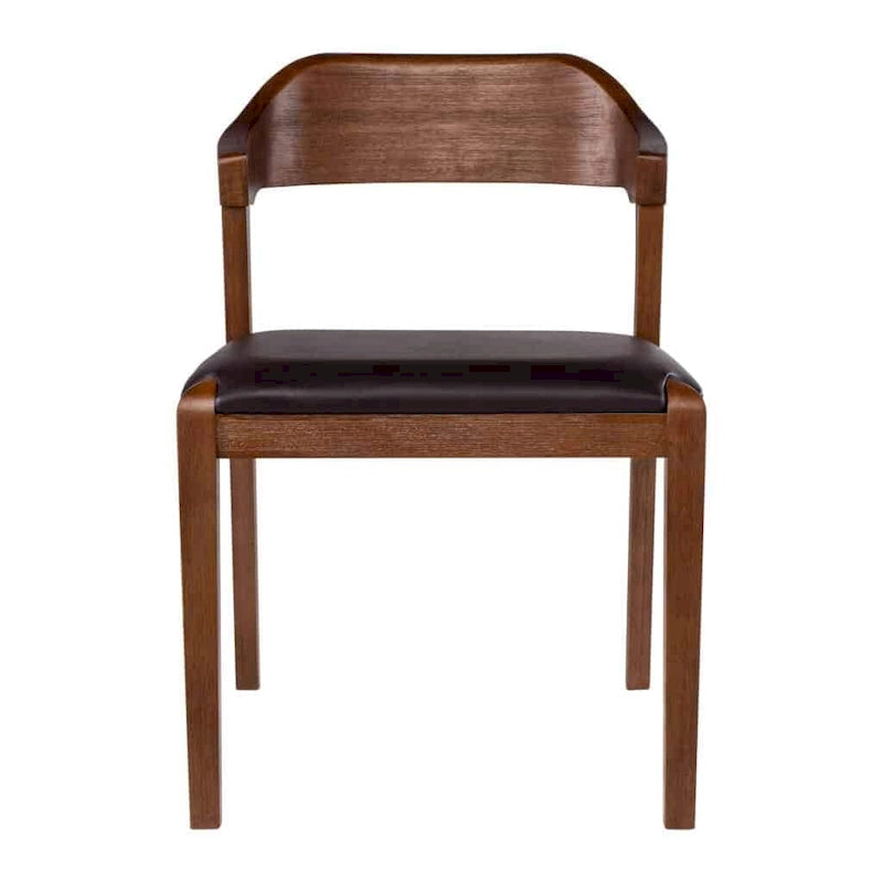 Chaise de salle à manger en bois Rasmus style milieu du siècle