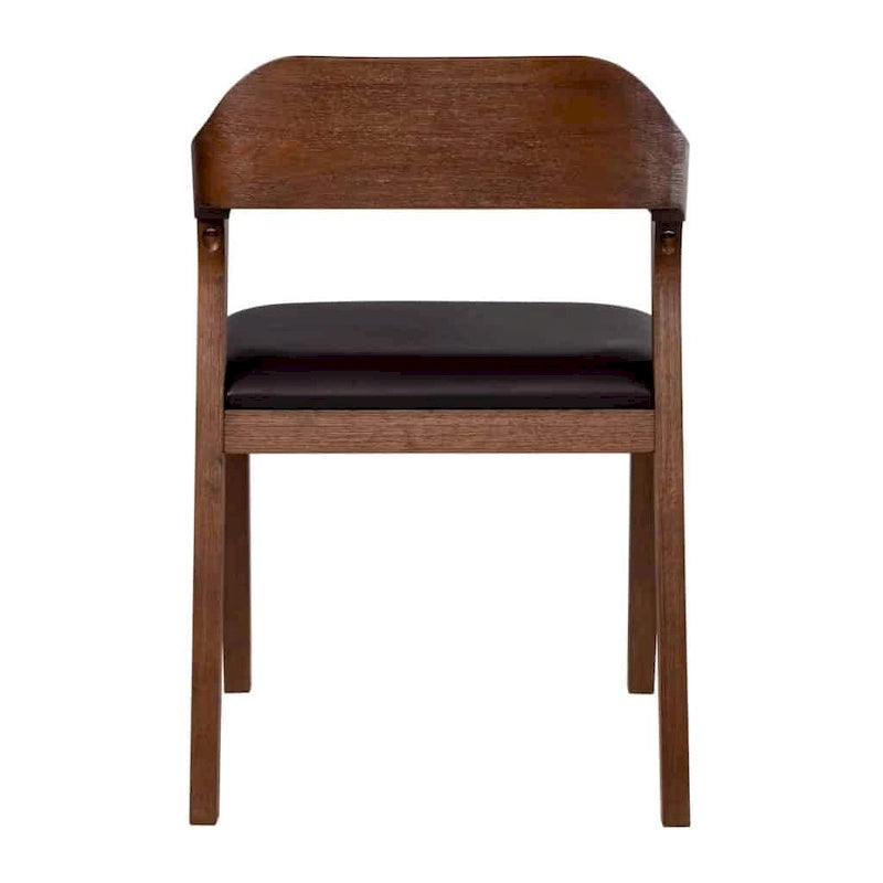 Chaise de salle à manger en bois Rasmus style milieu du siècle