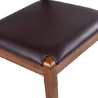 Chaise de salle à manger en bois Rasmus style milieu du siècle