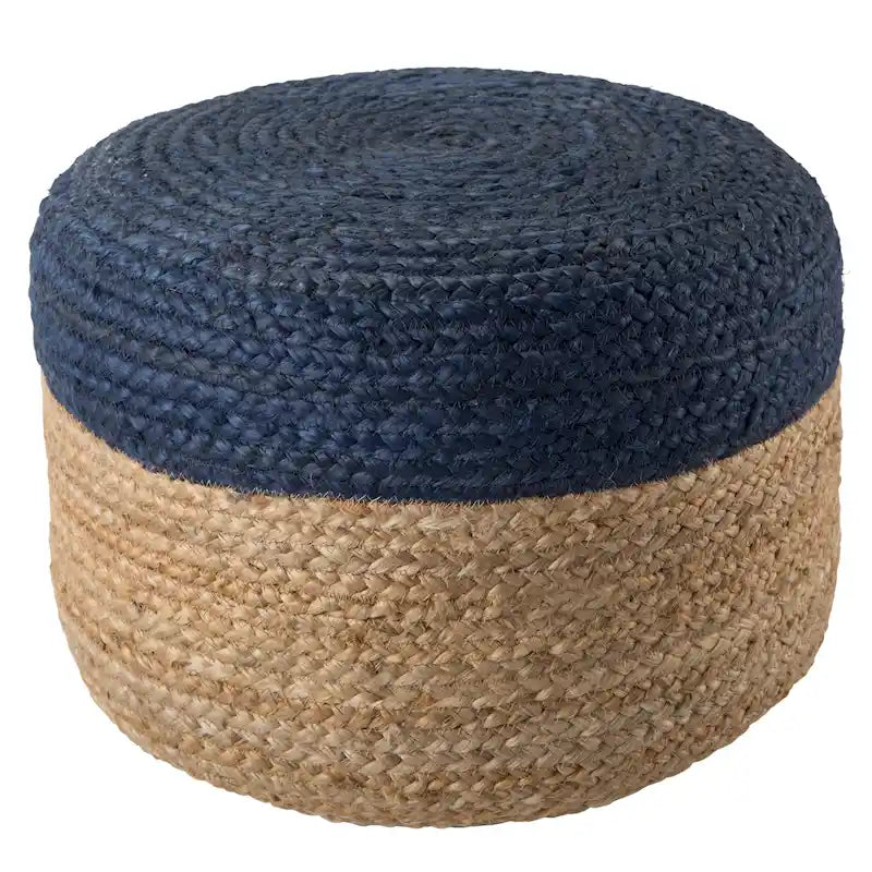 Pouf/repose-pieds rond en jute Saba de Juniper Home