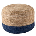 Pouf/repose-pieds rond en jute Saba de Juniper Home