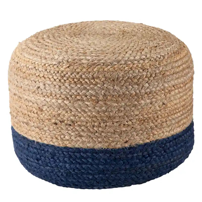 Pouf/repose-pieds rond en jute Saba de Juniper Home