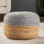 Pouf/repose-pieds rond en jute Saba de Juniper Home