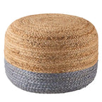 Pouf/repose-pieds rond en jute Saba de Juniper Home