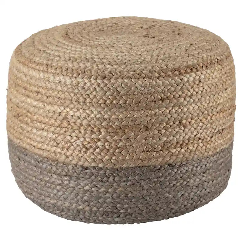 Pouf/repose-pieds rond en jute Saba de Juniper Home